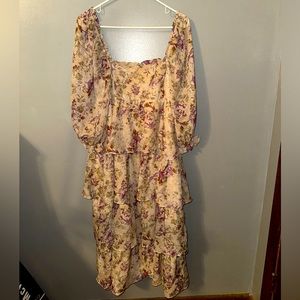 STORIA floral maxi dress